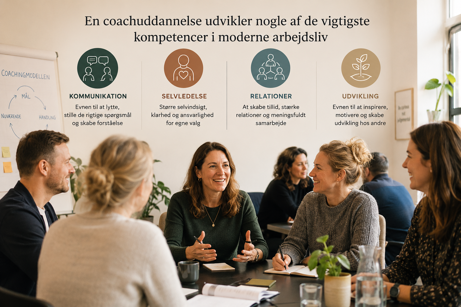 Coachuddannelse som kompetenceløft inden for kommunikation, selvledelse og personlig udvikling
